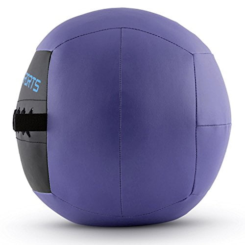 CAPITAL-SPORTS-Epitomer-Wall-Bal-Balon-Ejercicio-Fitness-Ball-con-Costuras-Resistentes-Balones-medicinales-de-Cuero-sintetico-Forro-Exterior-Superficie-manejable-Peso-8-kg-Purpura-0-2