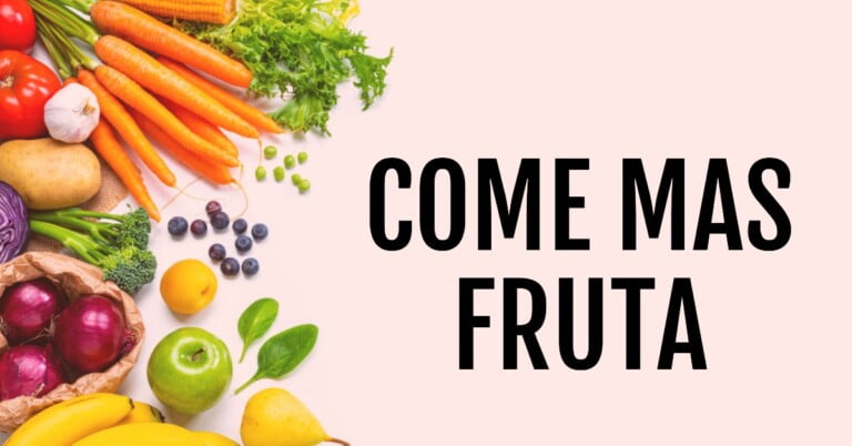 Come más fruta de temporada