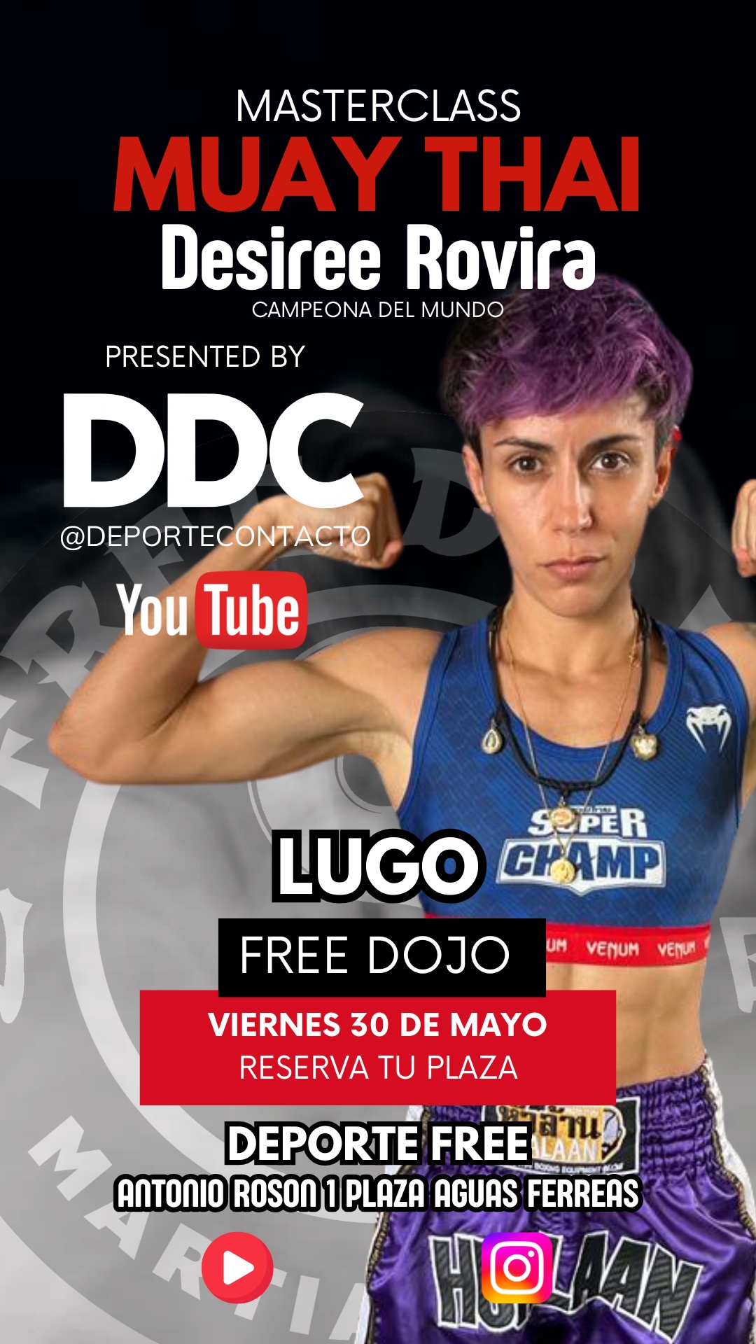 Masterclass de Muay Thai con Desiree Rovira