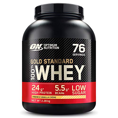 Optimum-Nutrition-Gold-Standard-100-Whey-Proteina-en-Polvo-Glutamina-y-Aminoacidos-Naturales-BCAA-Crema-de-Vainilla-Francesa-76-Porciones-228kg-Embalaje-Puede-Variar-0