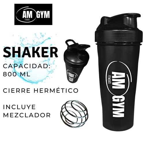 Pack-Cinturon-Lumbar-Gimnasio-Acolchado-Ajustable-Straps-Powerlifting-Shaker-Proteina-Correas-de-Levantamiento-de-Pesas-Musculacion-Fitness-Gym-I-Am-Gym-0-4