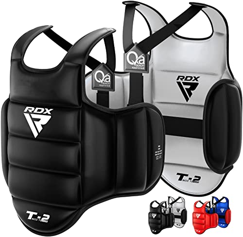 RDX-Protector-de-Pecho-TKD-Proteccion-De-Cuerpo-MMA-Boxeo-Vientre-para-Pecho-Peto-Taekwondo-Reversible-0