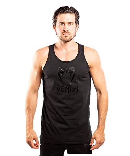 VENUM-Camiseta-clasica-de-Tirantes-Camisa-NegroNegro-Large-para-Hombre-0