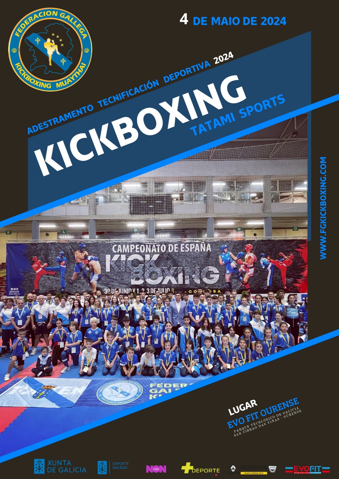 Convocatoria oficial selección gallega de Kickboxing 2024