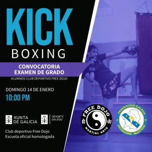 Examen oficial de grados Kickboxing