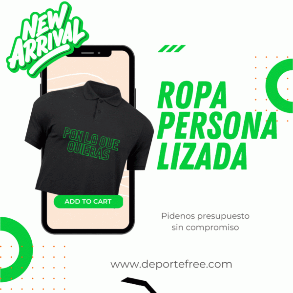 ropa deportiva personalizada desde una unica unidad